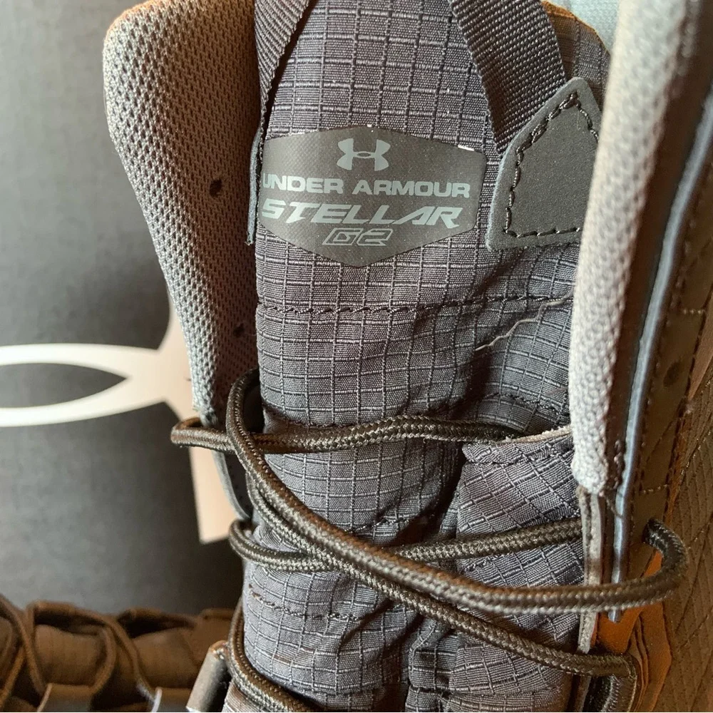 NWB Under Armour Men’s Stellar G2 Black Tactical Boots Sz 14 - Picture 11 of 11